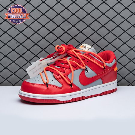 Off-White x Dunk Low 'University Red' Men's