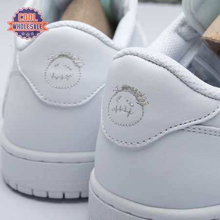 Travis Scott x Air Jordan 1 Low Triple White DM7866 292 Unisex