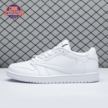Travis Scott x Air Jordan 1 Low Triple White DM7866 292 Unisex