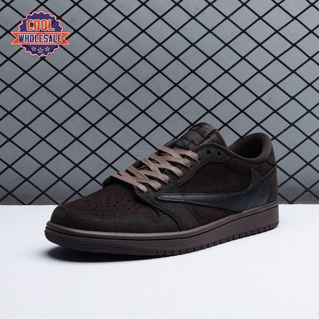 Travis Scott x Air Jordan 1 Low OG Velvet Brown DM7866-22 Unisex