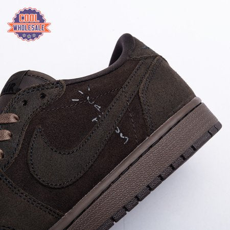 Travis Scott x Air Jordan 1 Low OG Velvet Brown DM7866-22 Unisex