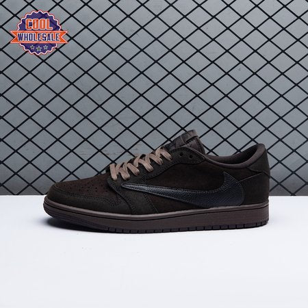 Travis Scott x Air Jordan 1 Low OG Velvet Brown DM7866-22 Unisex