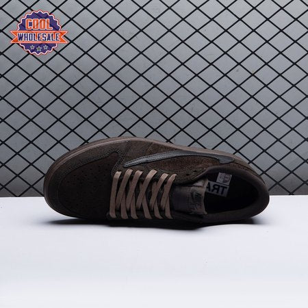 Travis Scott x Air Jordan 1 Low OG Velvet Brown DM7866-22 Unisex