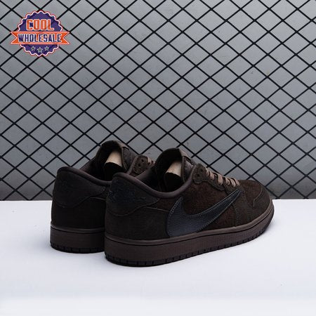 Travis Scott x Air Jordan 1 Low OG Velvet Brown DM7866-22 Unisex