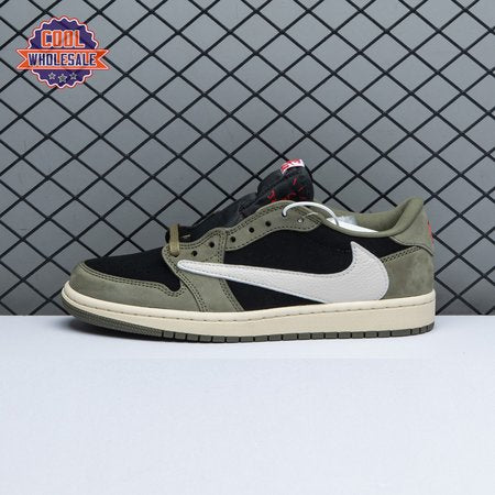 Travis Scott x Air Jordan 1 Low OG Black Olive DM7866-1 Unisex