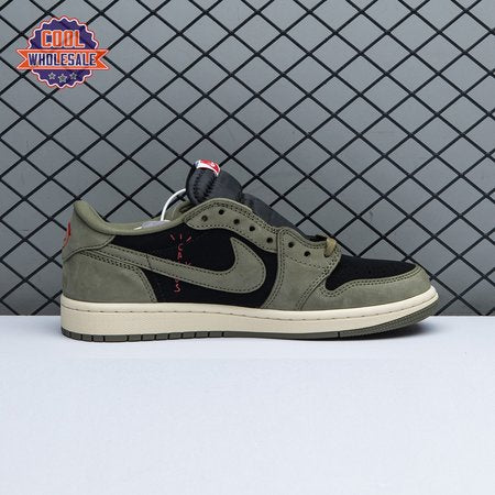 Travis Scott x Air Jordan 1 Low OG Black Olive DM7866-1 Unisex