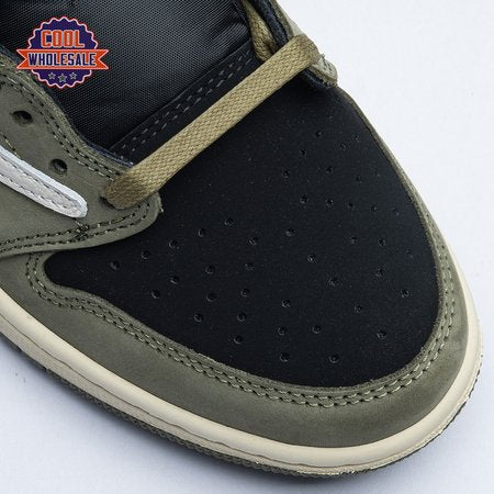 Travis Scott x Air Jordan 1 Low OG Black Olive DM7866-1 Unisex