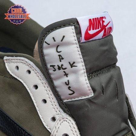 Travis Scott x Air Jordan 1 Low OG Medium Olive DM7866 2 Unisex