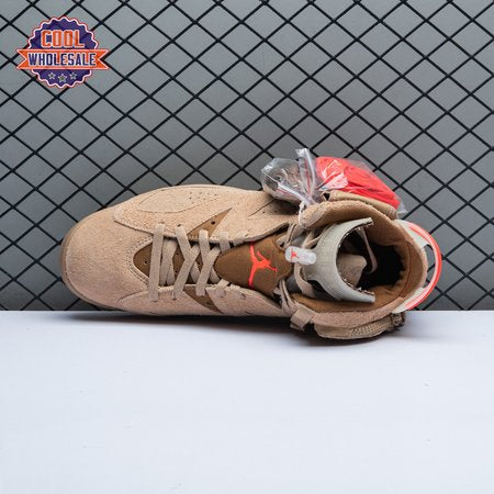Travis Scott x Air Jordan 6 Retro 'British Khaki' Men's