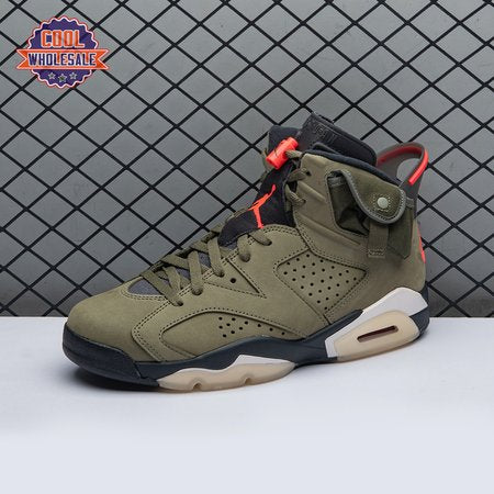 Travis Scott x Air Jordan 6 Retro 'Olive' CN184 2 Men's