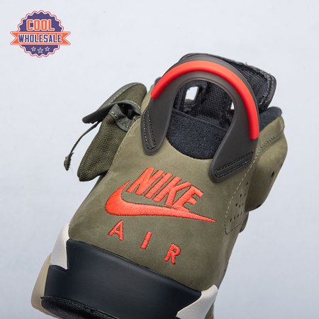 Travis Scott x Air Jordan 6 Retro 'Olive' CN184 2 Men's