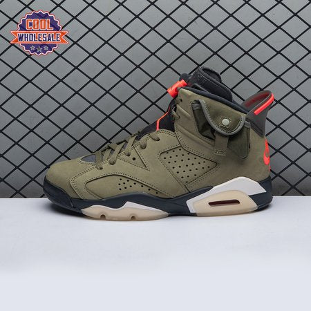 Travis Scott x Air Jordan 6 Retro 'Olive' CN184 2 Men's