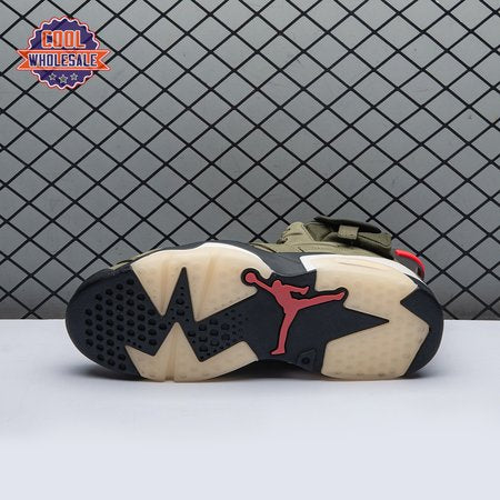 Travis Scott x Air Jordan 6 Retro 'Olive' CN184 2 Men's