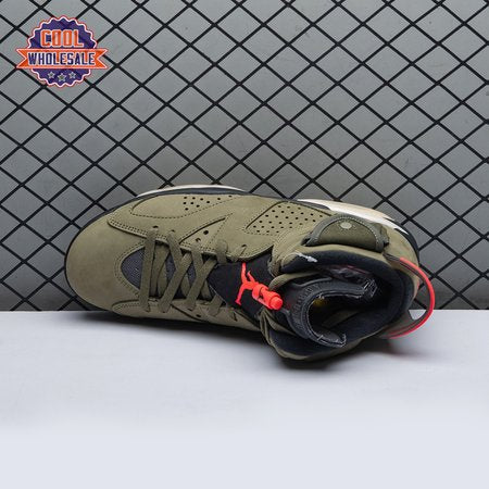 Travis Scott x Air Jordan 6 Retro 'Olive' CN184 2 Men's
