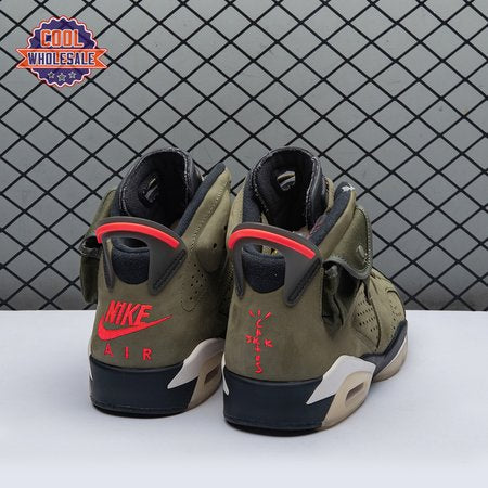 Travis Scott x Air Jordan 6 Retro 'Olive' CN184 2 Men's
