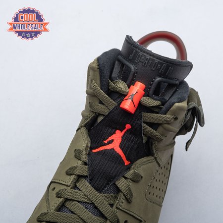 Travis Scott x Air Jordan 6 Retro 'Olive' CN184 2 Men's